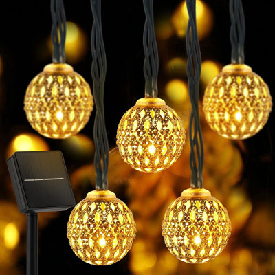 Kastyn 60 - Bulb 432'' Solar Powered Globe String Light