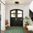 1 - Light Cluster Seeded Glass Glass Semi Flush Mount