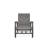 Belle Isle Sling Aluminum Frame Hidden Motion Chat/Lounge Chair With Marine Grade Polymer Arm Accent-98358306-98714553