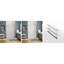 Porte de douche double coulissante semi-sans cadre 43 po x 71 po Kameleon-38761248