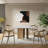 Modern simple home round dinning table-103399547