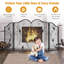 Almore 3 Panel Metal Fireplace Screen