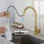 Robinet de cuisine tactile avec douchette extractible-119337267