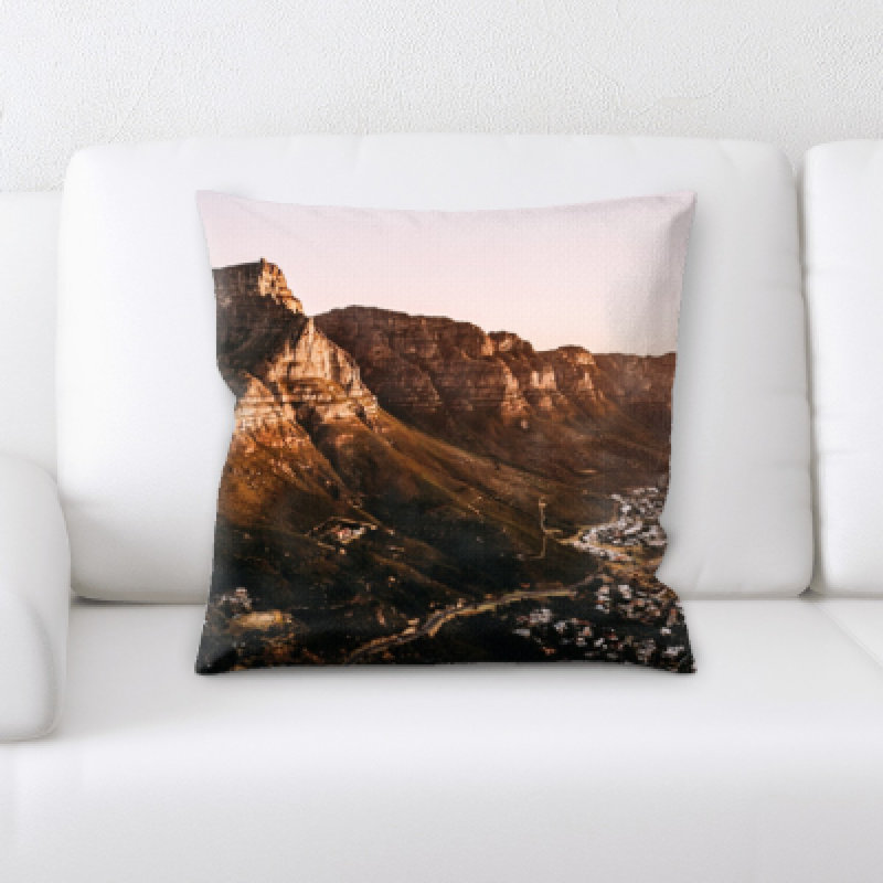 Illuminated Microsuede Reversible Throw Pillow