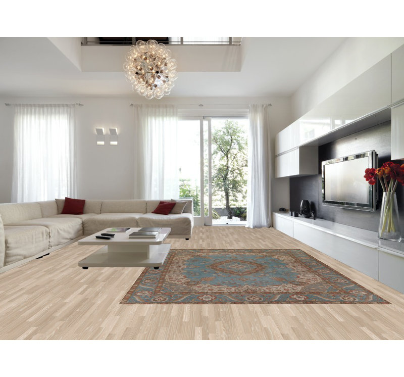 Tapis traditionnel délavé surteint 9 x 12