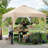 10 Ft. W X 10 Ft. D Iron Pop-Up Canopy with Wind Vent-70354806