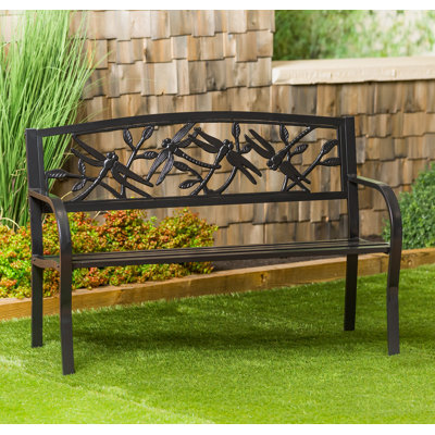 Banc de jardin en fer Arka Dragonfly