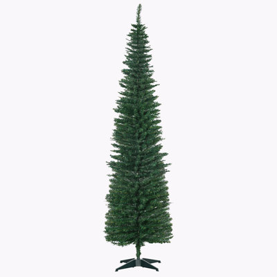 7' Artificial Pencil Christmas Tree