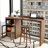 Minimalist Rectangular Solid Wood Bar Table