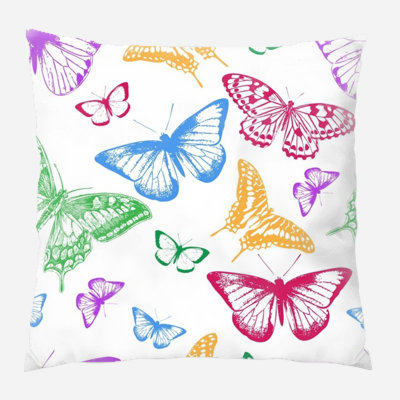 Coussin décoratif papillon