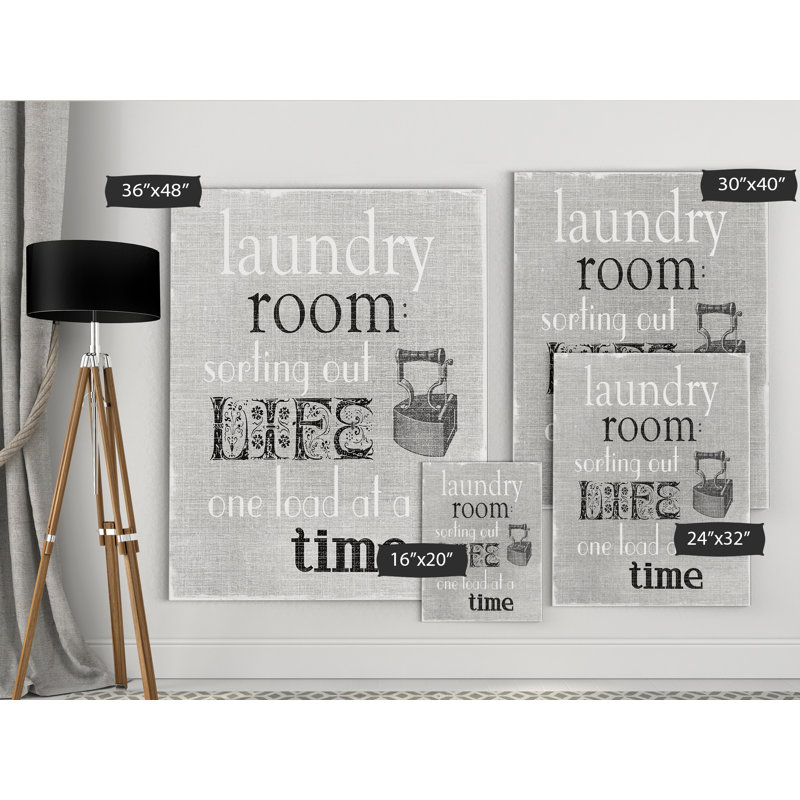 Sorting Out Life - reproduction sur toile, H 24 po x l 32 po x P 1,5 po