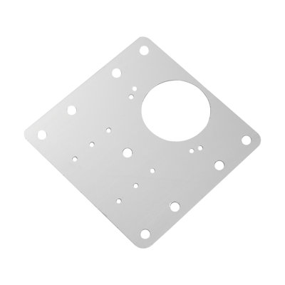 12Pcs Stainless Steel Hinge Repair Plate with Mounting Screws
