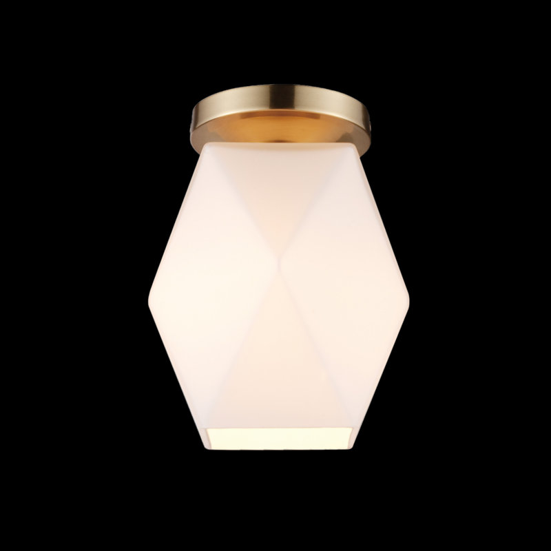 plafonnier encastré à 1 lumière de 8 po