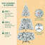 Arbre de Noël artificiel enneigé-1823499909