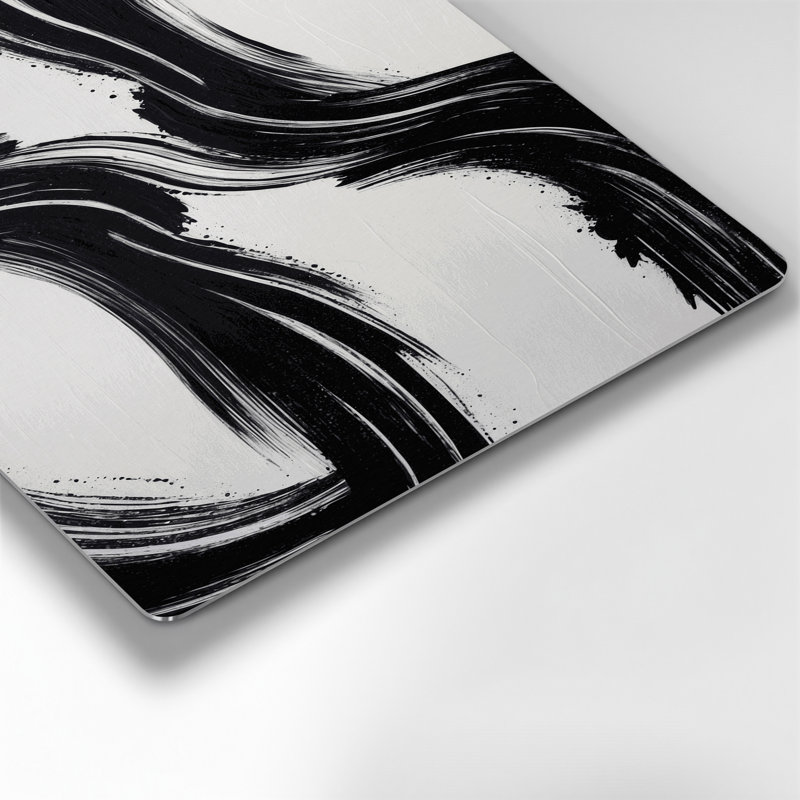Minimalisme 76, art mural en métal beige, H 20 po x l 24 po