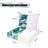Fade Resistant Outdoor Chair Cushions Set Of 4, 24X28 Deep Seat Patio Cushions, 28D High Resilience Foam Replacement Patio Chair Cushions Set Of 4 With Removable Cover For Sofa, Adirondack Chair, Sectional,Palm Leaf-124950036-124950022