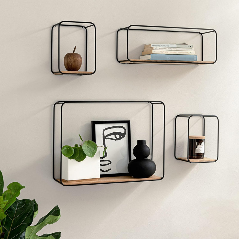 32 cm H x 43 cm W Floating Shelf Bookcase