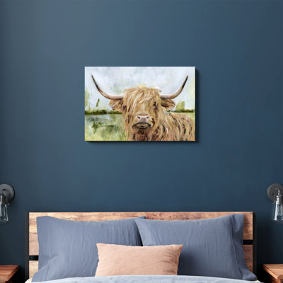 «Highland Grazer I» par Victoria Borges, reproduction d'art sur toile