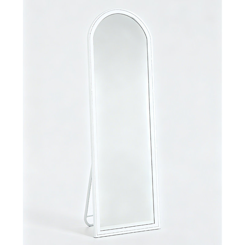 Full Length Mirror 63"x 20" Floor Mirror, Free Standing Full Body Mirror, Wall Mounted Hanging or Leaning Mirror with Stand for Bedroom, Living Room, Cloakroom