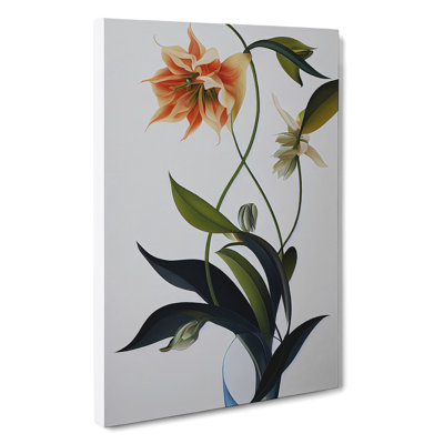 Flower Portrait No.2 - Wrapped Canvas Print