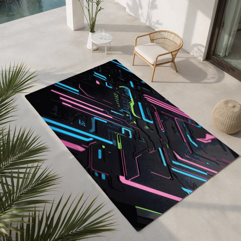 Fusion Core Indoor And Outdoor Area Rug, Rectangle 2' x 3'