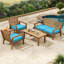 Coussins de siège d'extérieur 24 x 24 x 5 Coussins de chaise d'extérieur-209723470-209723559-209723558