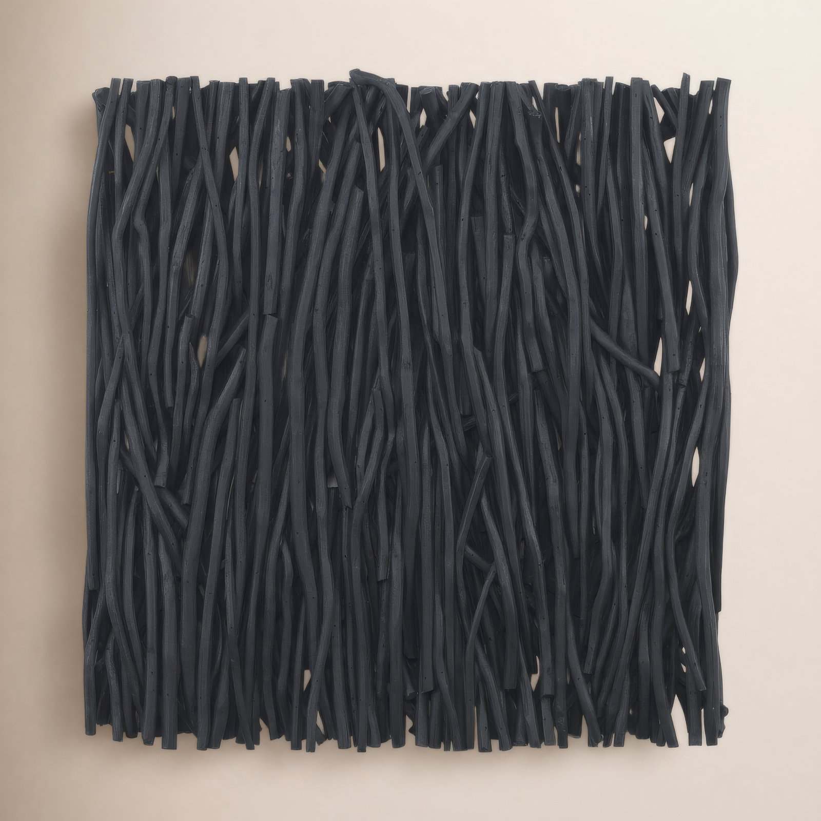 Solid Wood Wall Decor, Black