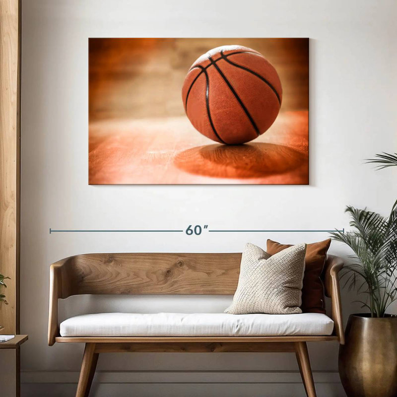  «Orange Basketball, H 30 po x l 45 po