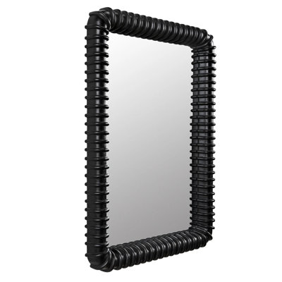 Toshi Rectangle Solid Wood Wall Mirror