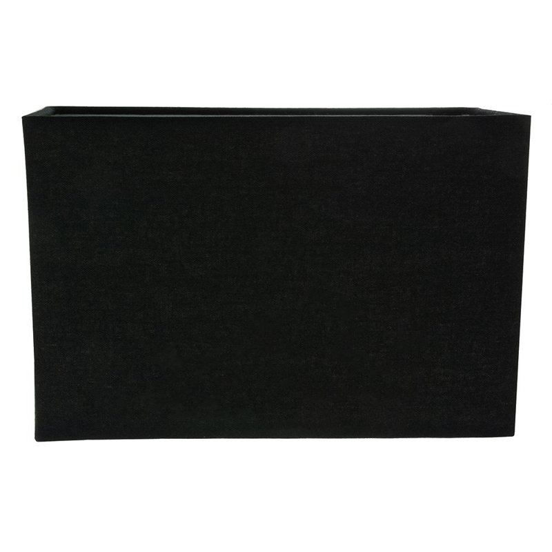 Contemporary and Stylish Linen Fabric Lamp Shade, Black