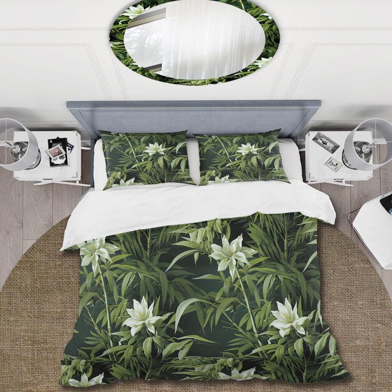 Ensemble de housse de couette Bamboo Elegance, Housse de couette pour très grand lit et 2 très