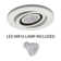 Round Adjustable Gimbal Open Recessed Trim