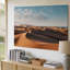Reproduction d'art sur toile, "Un vaste paysage désertique avec dunes de sable"-48200636