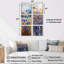 Bleu bleu, bleuet, été, brise d'été, prairie - bleuets, ensemble d'art mural de 6-136206769-136206774