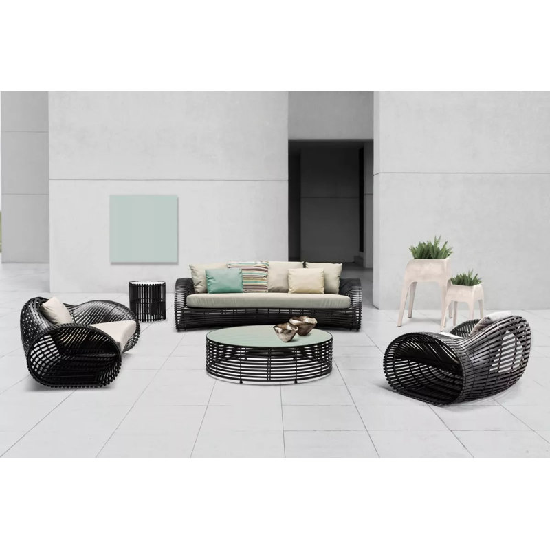 Lolah Outdoor Lounge Chair, Spectrum Dove, Whitewash