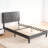 Bed Frame with Upholstered Headboard-118619323