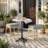 25'' H Wicker Patio Bar Stool-99420097