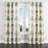 Plaid Room Darkening Curtains - Orange Neutral Grid Grommet Curtain - 1 Panel-1714714524-1714714522