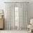 Vintage Floral Linen Blend Rod Pocket Light-filtering Curtains for Living Room Bedroom,2 Panels-1218148580-1219401737