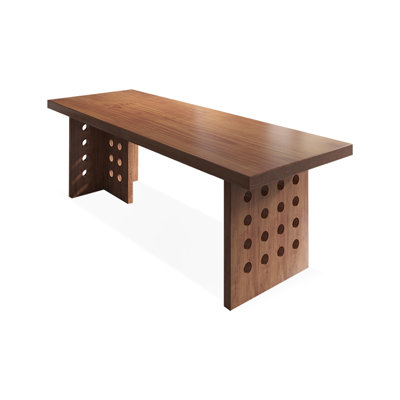 Light brown Rectangular Solid Wood writing desk
