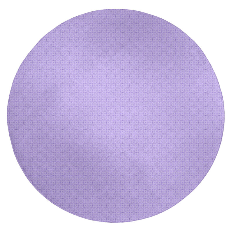 Tapis de zone mauve napperon monochrome, Rond 5 pi