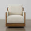 Fauteuil d'appoint pivotant rembourré Zenda-1280970306-1280970310