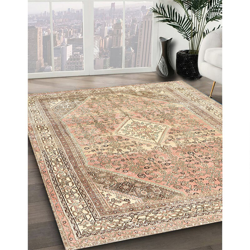 Cialan Oriental Indoor Rug, Round 6'