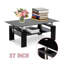 Table basse rectangulaire en verre