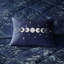 Couette en velours bleu marine pour lit double/queen, rembourrage, oreiller, infroissable - Linge de lit luxueux bleu marine, lavable à la machine