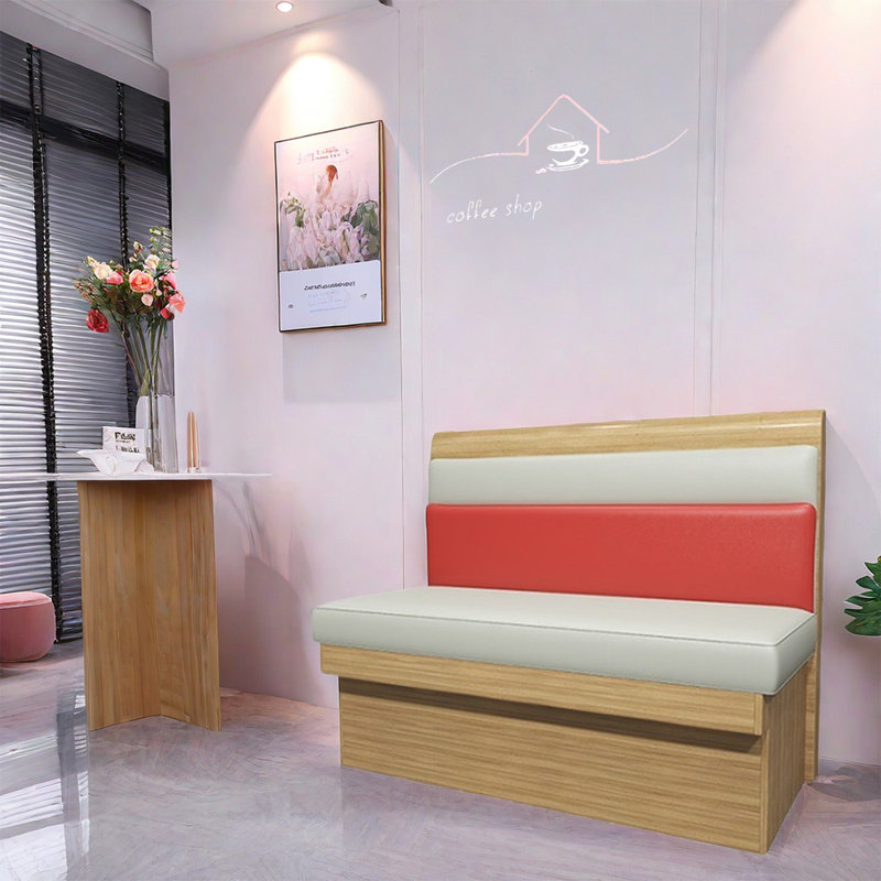Banc de restaurant en similicuir