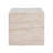 Outdoor/Indoor Square Travertine Lightweight Concrete Side Table