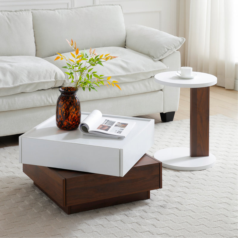 C-Shaped End Table