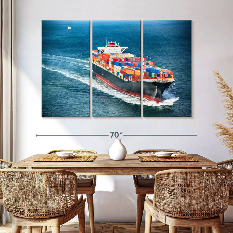 Mehar Ocean Ship, 42" H x 65" W