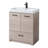 30" Modern Single Free-standing Batjroom Vanity With Ceramic Top